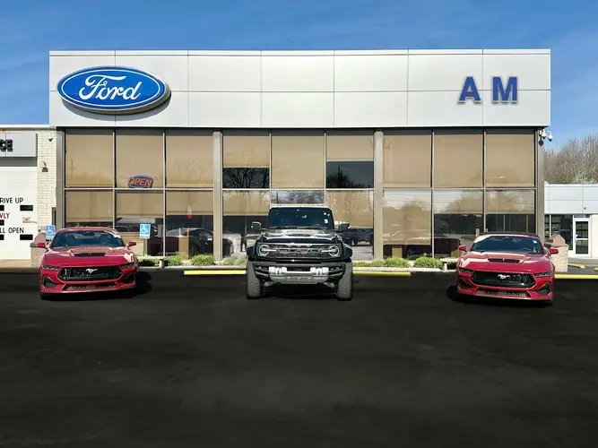 AM Ford dealership exterior